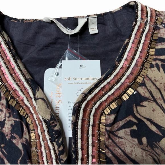 NWT Soft Surroundings Tresor Topper Jacket Size L - Picture 5 of 5